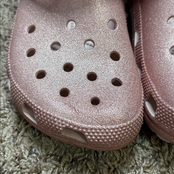 CROCS Sparkling Rose Clogs - Picture 2 of 4